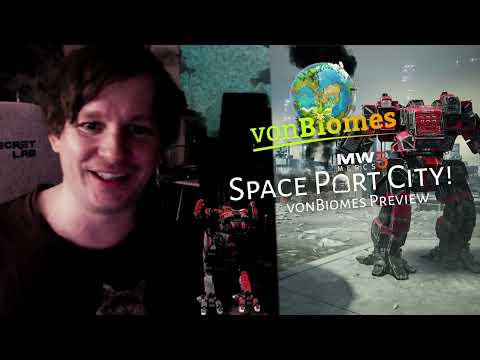 Quick MW5 Mod News Update: vonBiomes SpacePortCity! Polishing the new biome &amp; getting things ready!