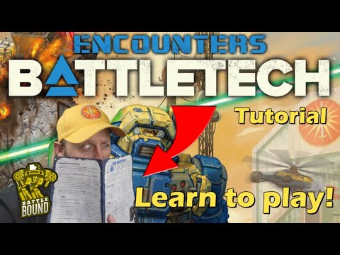 Let&#039;s Play Battletech Encounters! Learn-to-Play | TUTORIAL | REVIEW #battletech