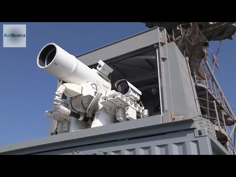 US Navy&#039;s New Killer Laser Gun: LaWS Laser Weapon System Live-fire