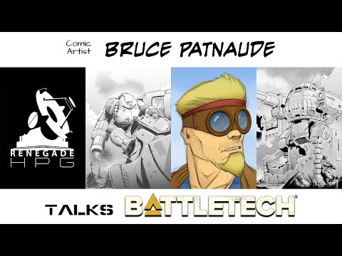 Comic Artist BRUCE PATNAUDE Talks BattleTech | Gallery 3025 LIVE Q&amp;A