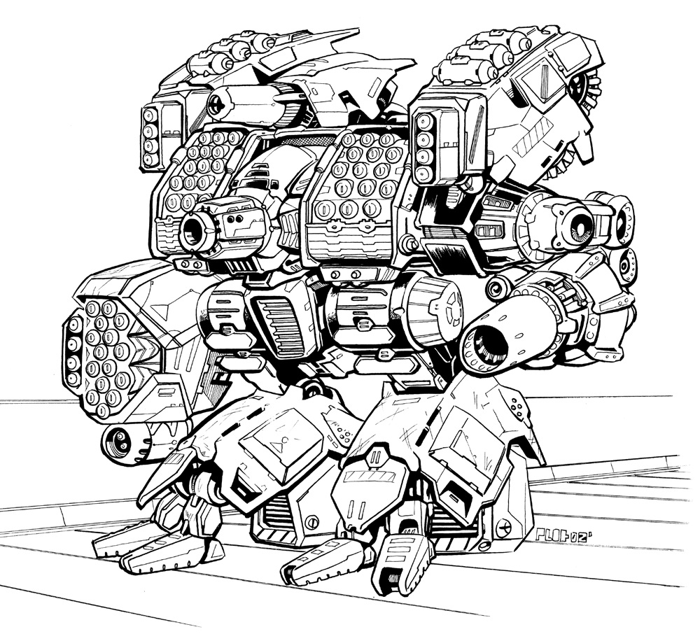 Not to mention that some of the BattleTech designs, particularly from 3058 ...
